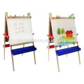 Tablette en bois éducative scolaire qualifiée Kids Easel with Chalk All-In-One chevalets réglables EZ2032